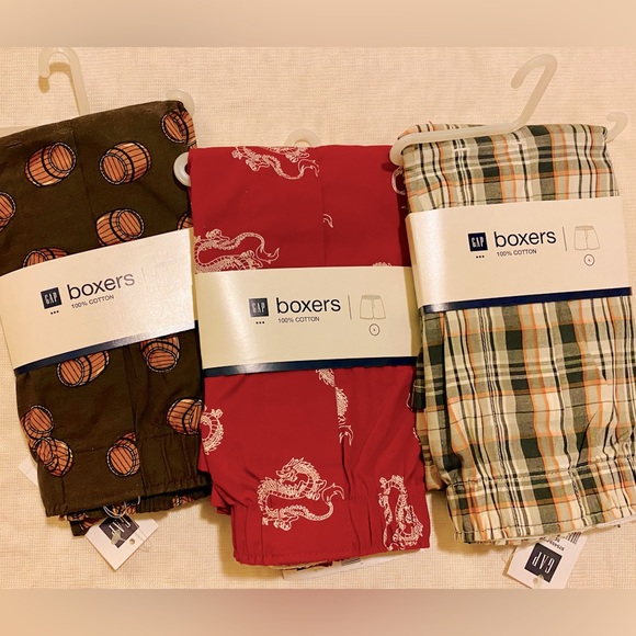 GAP Other - 3-Lot GAP Boxers, Size L NWT